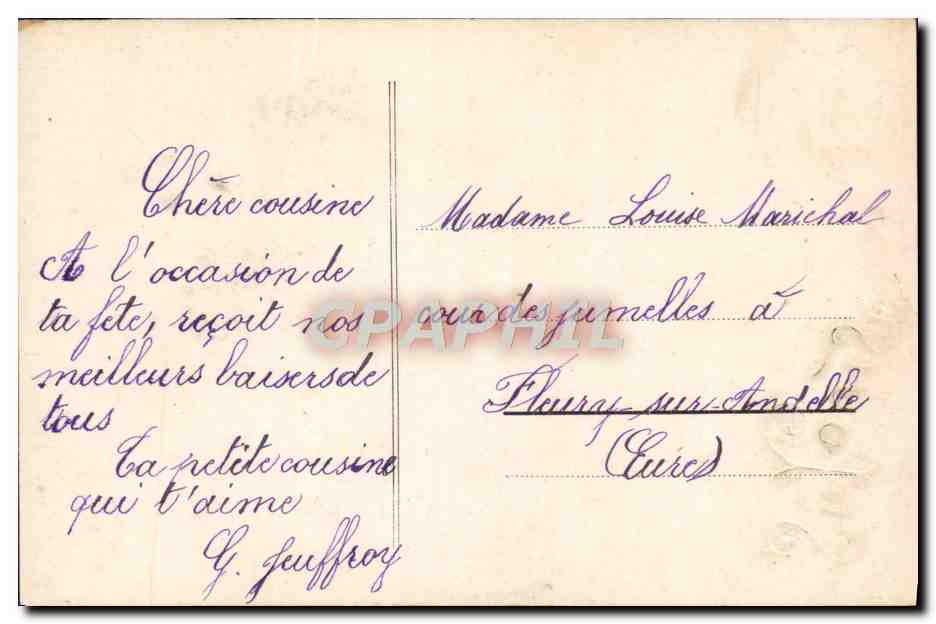 CPA Fantaisie Enfant — Verso