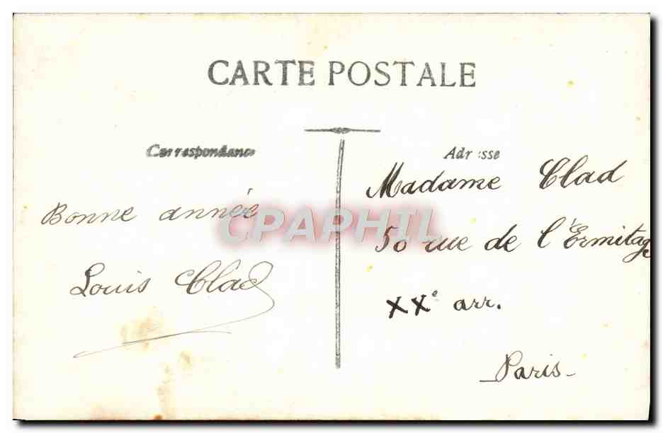CPA Fantaisie Enfants — Verso