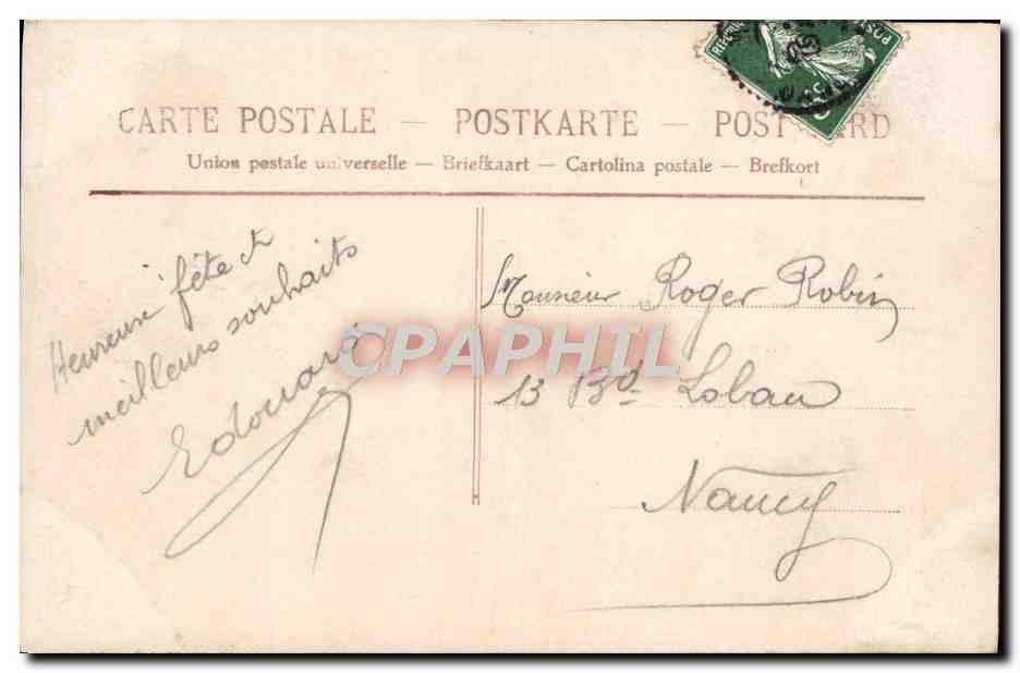 CPA Fantaisie Enfants — Verso