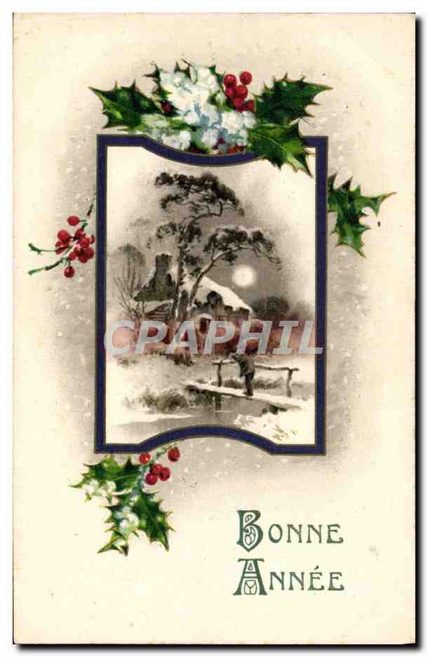 CPA Fantaisie Bonne annee