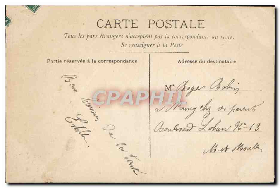 CPA Fantaisie Enfant — Verso