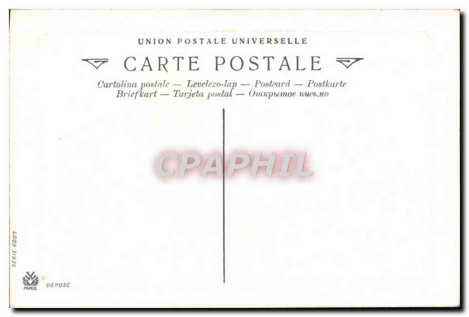CPA Fantaisie Femme ane Mule  — Rückseite