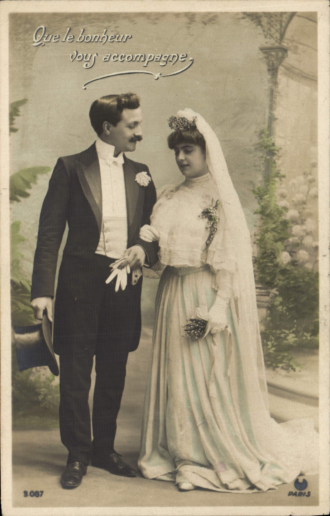 Nouveau couple — Paris — éditeur Paris, n° 3.087