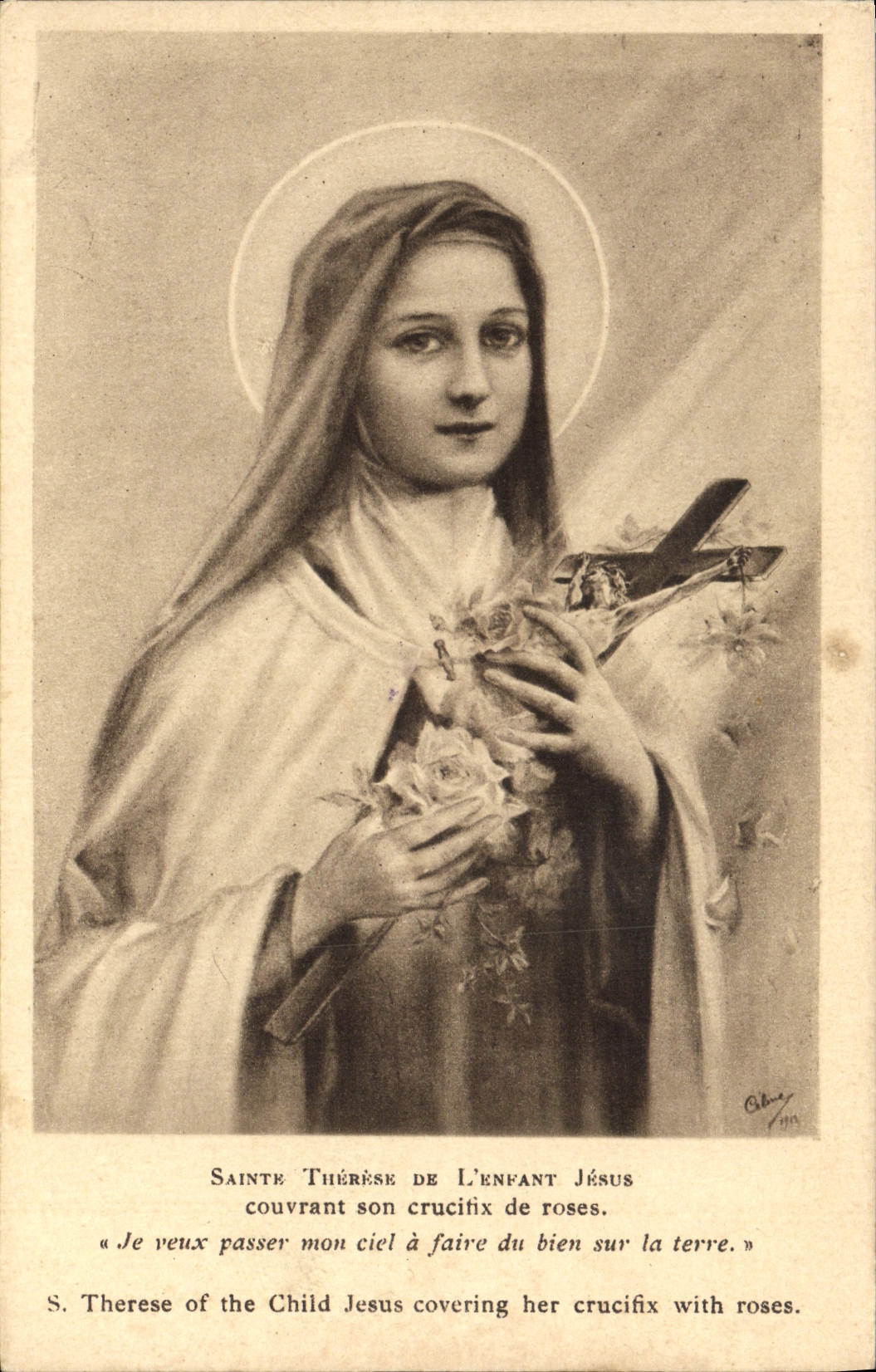 CPA Fantaisie Sainte Therese de l'Enfant Jesus