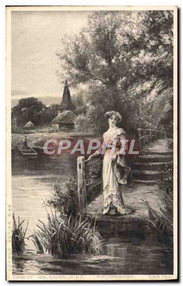 CPA Fantaisie Femme Ernest Walbourn