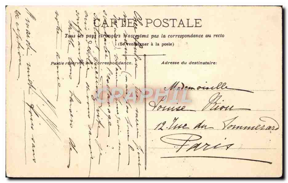 La Cité — vue de Paris avec couple au bord de la Seine — éditeur La Cité — Verso
