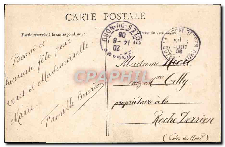 CPA Fantaisie Enfant — Rückseite