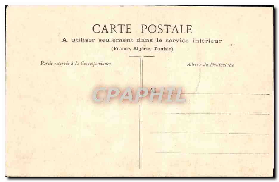 CPA Fantaisie Homme Litanies du jeune homme a marier — Verso