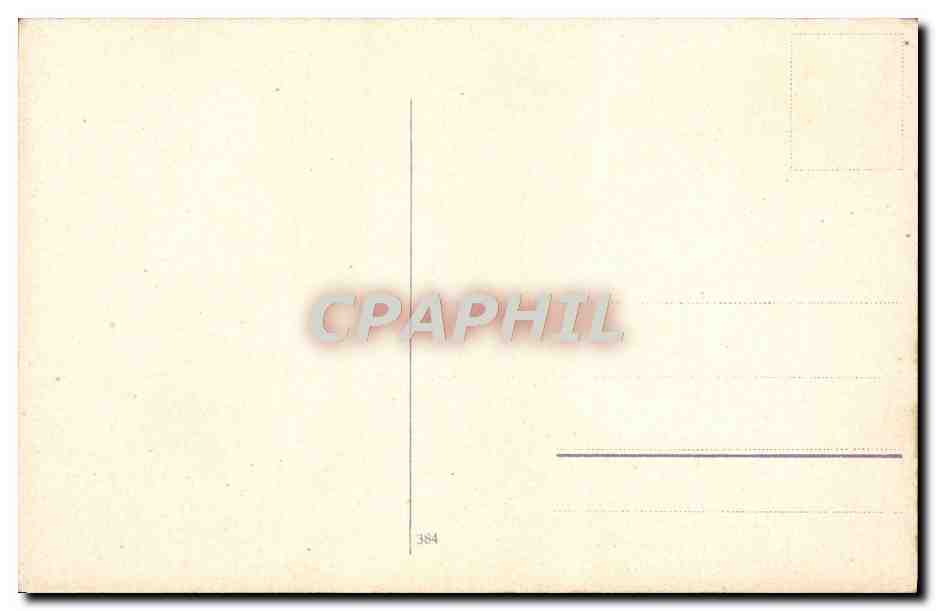 CPA Fantaisie Bosquet Arbres — Verso