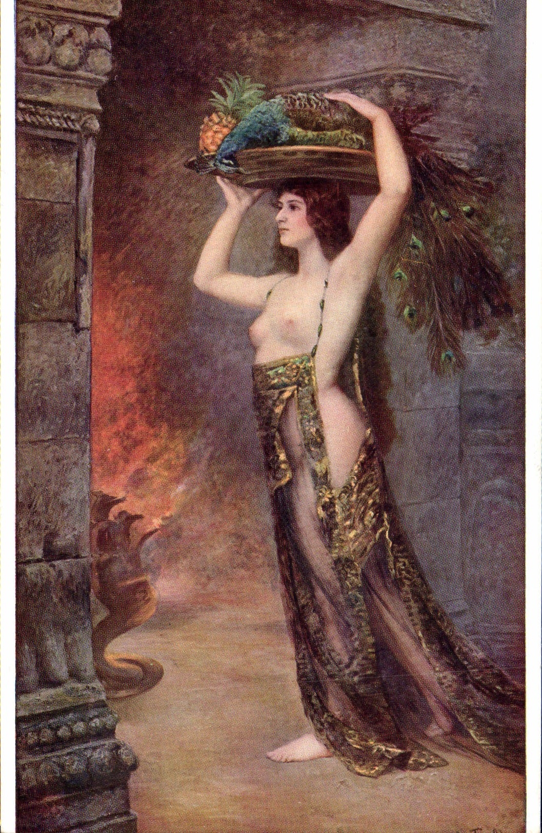 La porteuse d'offrande — Salon de 1914 — Imprimeries Photographiques de Neurdein Frères