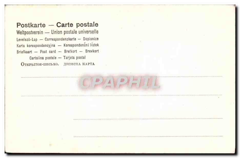 CPA Fantaisie Enfants — Rückseite