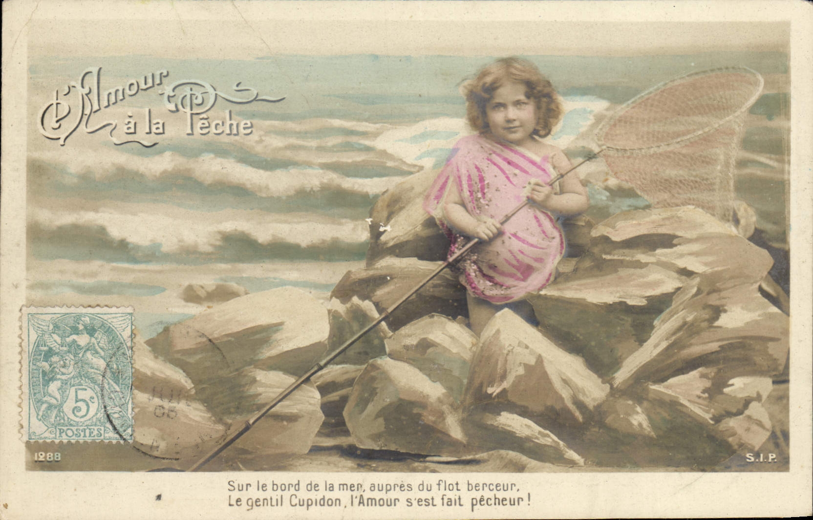 CPA Fantaisie Enfant Ange 