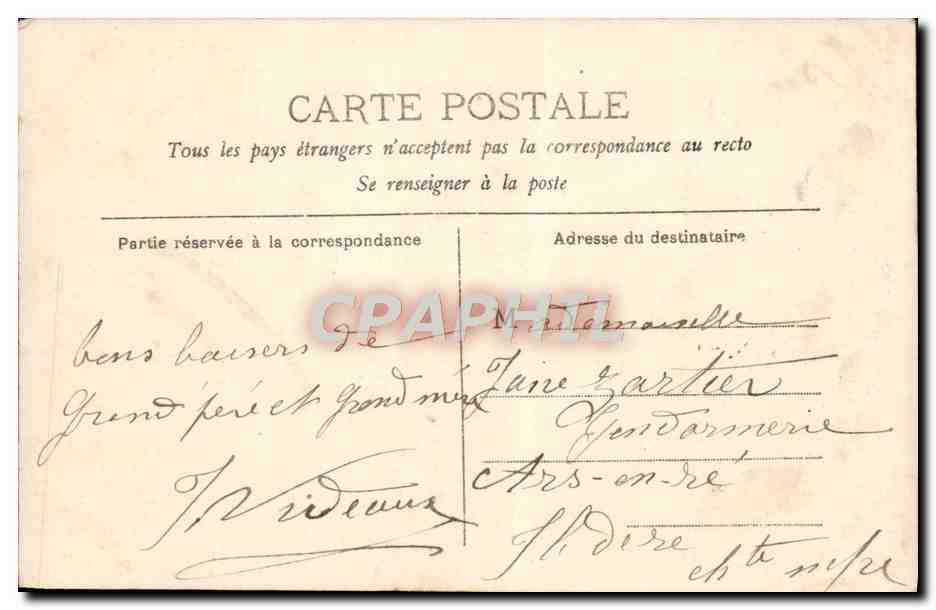 CPA Fantaisie Enfant Ange  — Rückseite