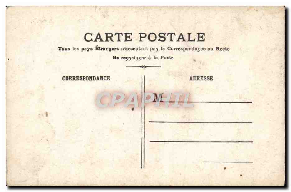 CPA Fantaisie Femme  — Verso
