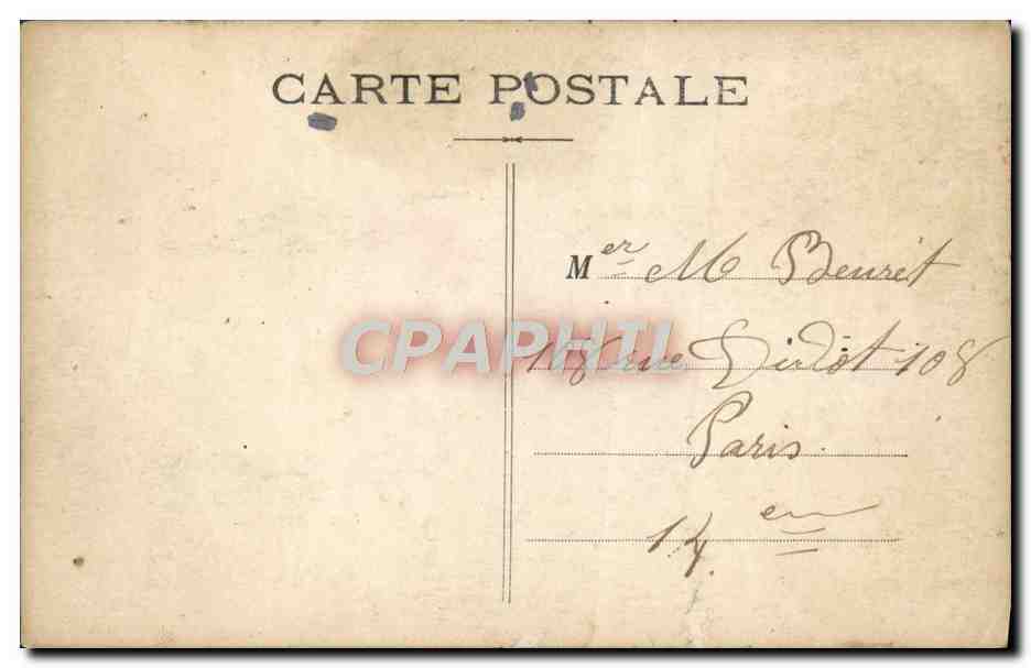 CPA Fantaisie Femme Prenom Maurice  — Rückseite