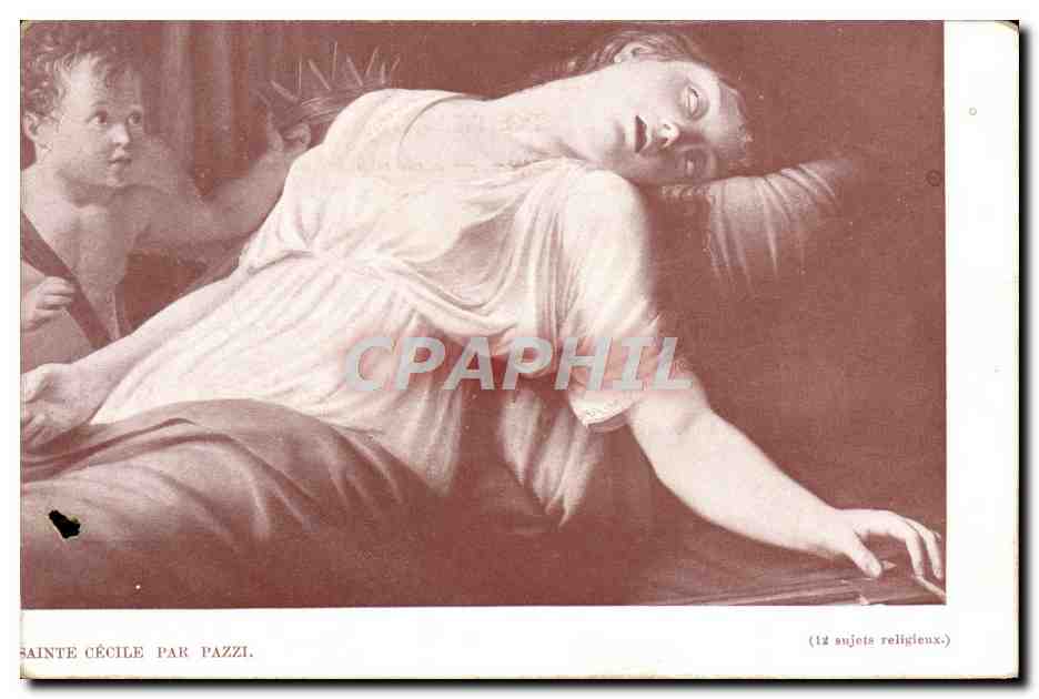 CPA Fantaisie Sainte Cecile par Pazzi