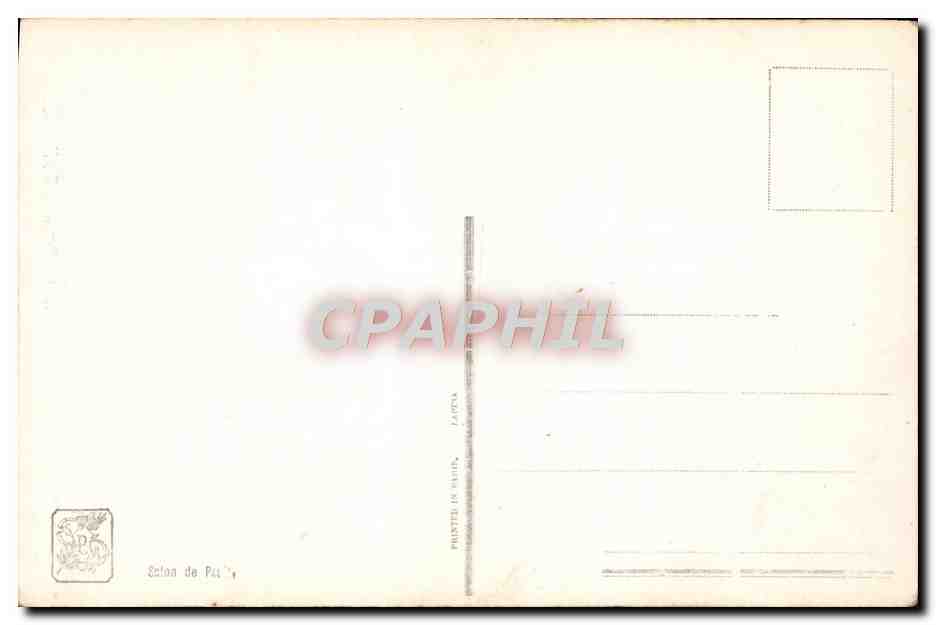 CPA Fantaisie Salon de Paris Martin Kavel La fontaine  — Verso