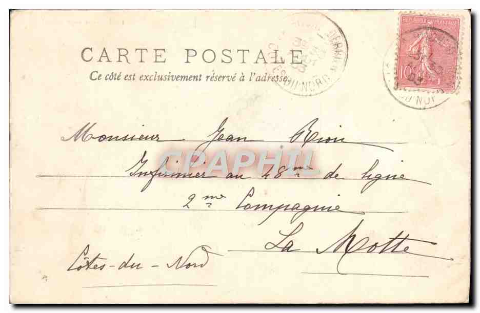 CPA Fantaisie Enfants — Verso