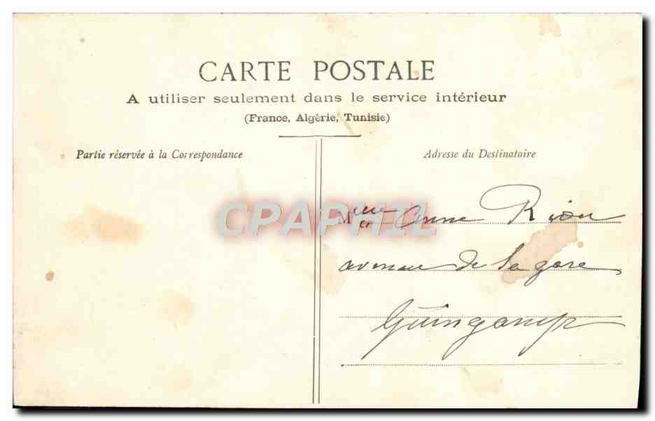 CPA Fantaisie Enfants — Rückseite