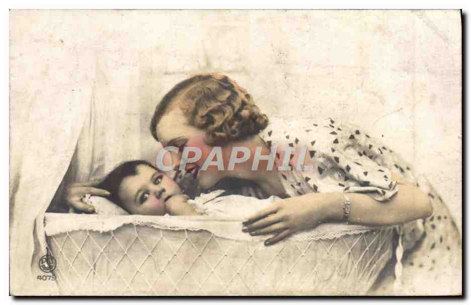 CPA Fantaisie Femme Enfant
