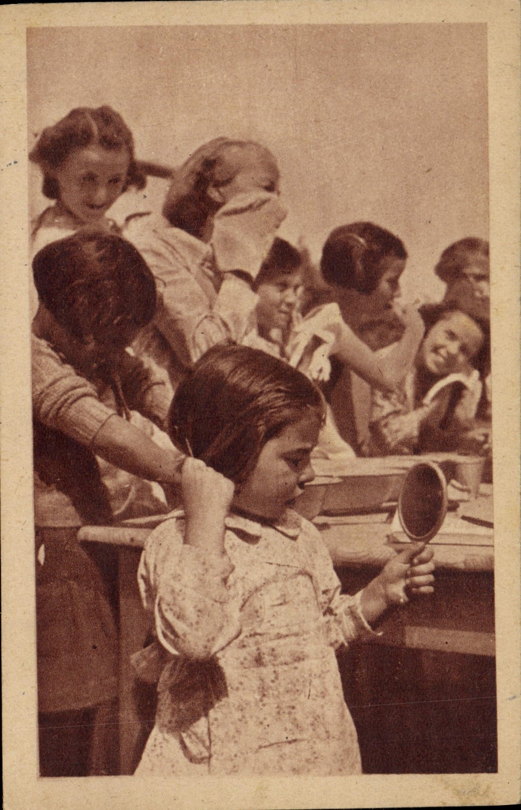 CPA Fantaisie Enfants Entraide Francaise 