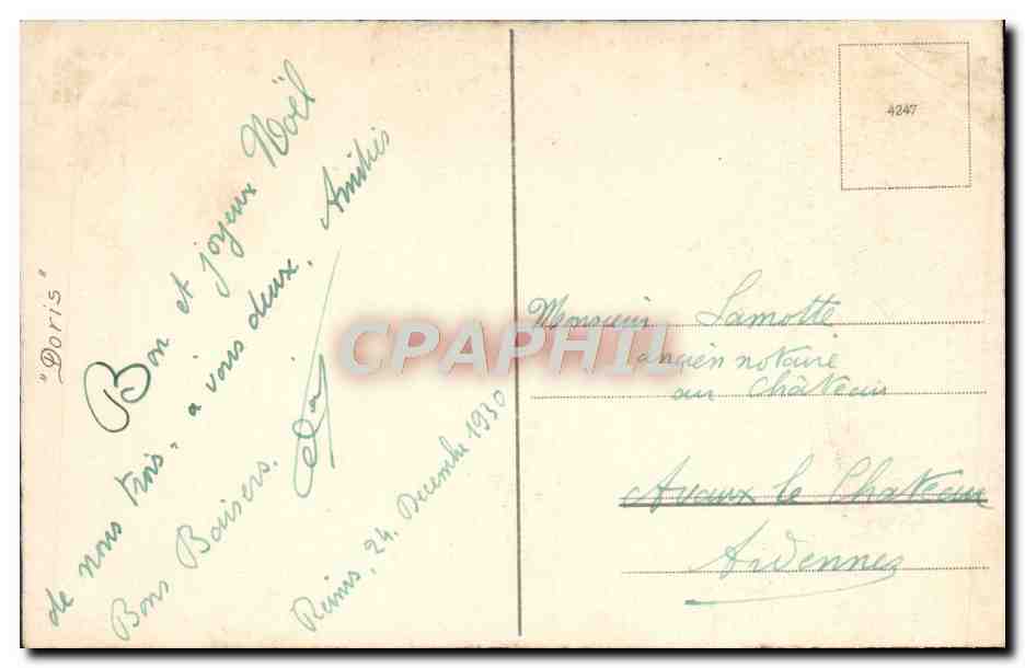CPA Fantaisie Enfant  — Rückseite