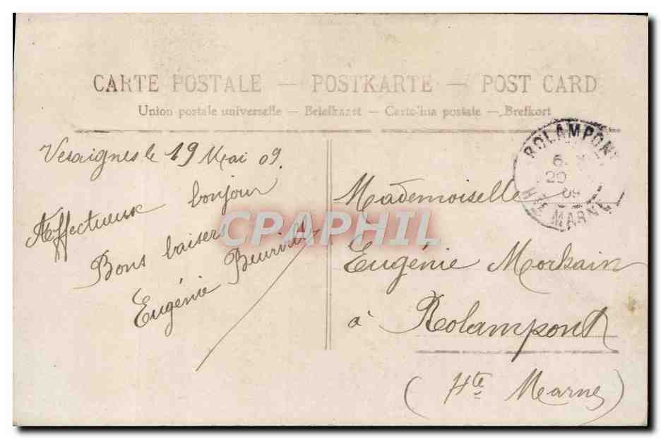 CPA Fantaisie Enfant — Verso