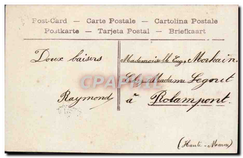 CPA Fantaisie Enfant — Rückseite