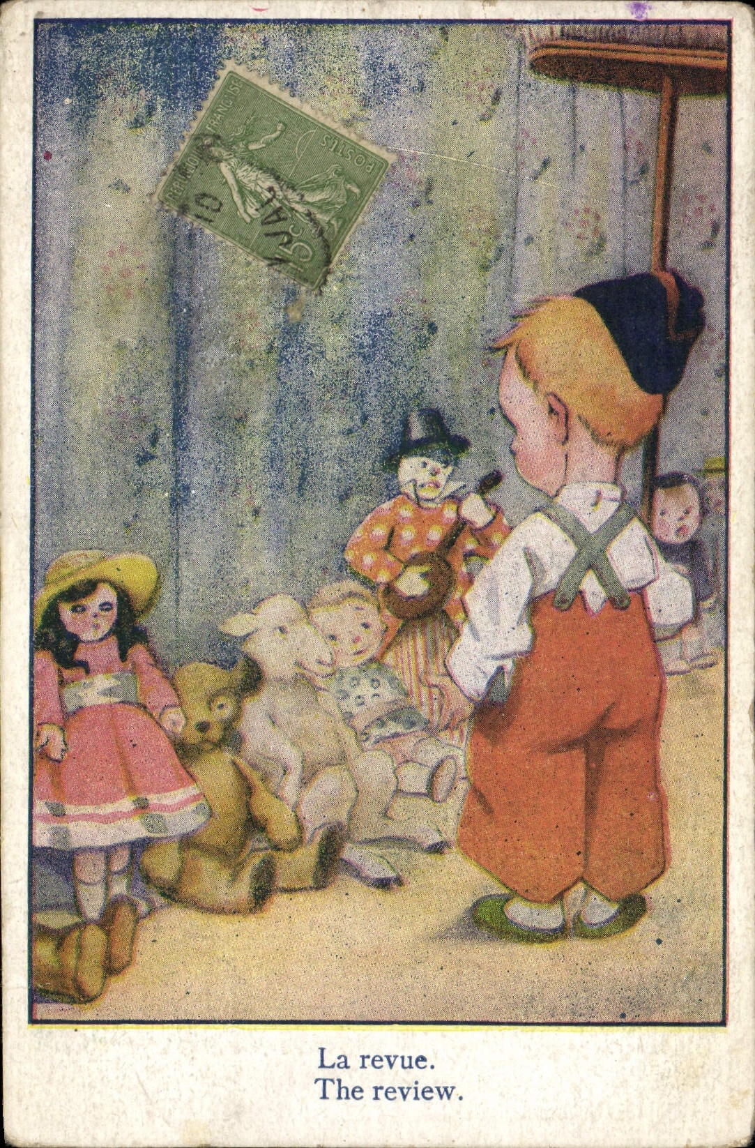 CPA Fantaisie Enfants La revue Ours en peluche