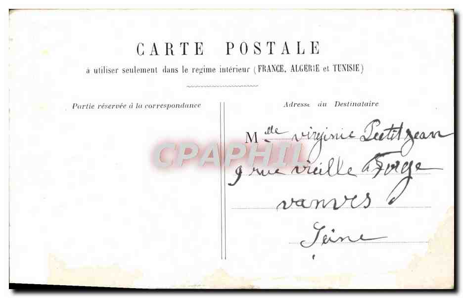 CPA Fantaisie Enfant — Verso