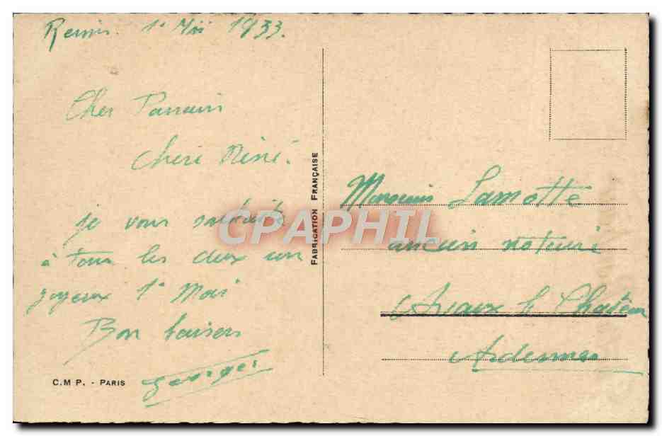CPA Fantaisie Chat chats Chaton  — Rückseite