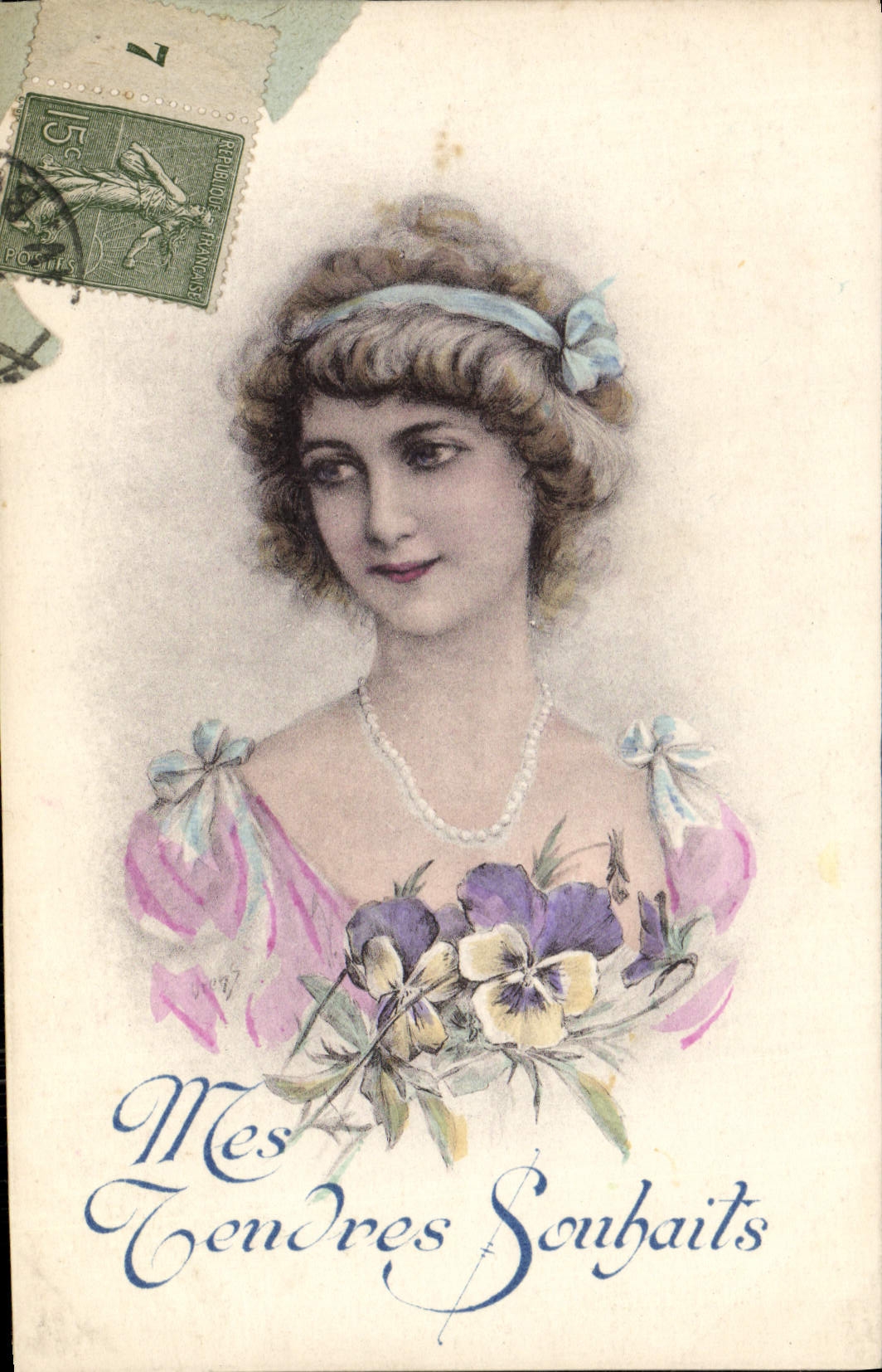 CPA Fantaisie Femme