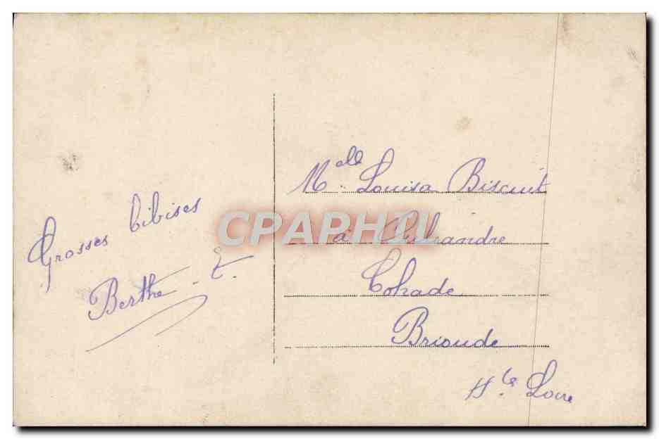 CPA Fantaisie Femme — Rückseite