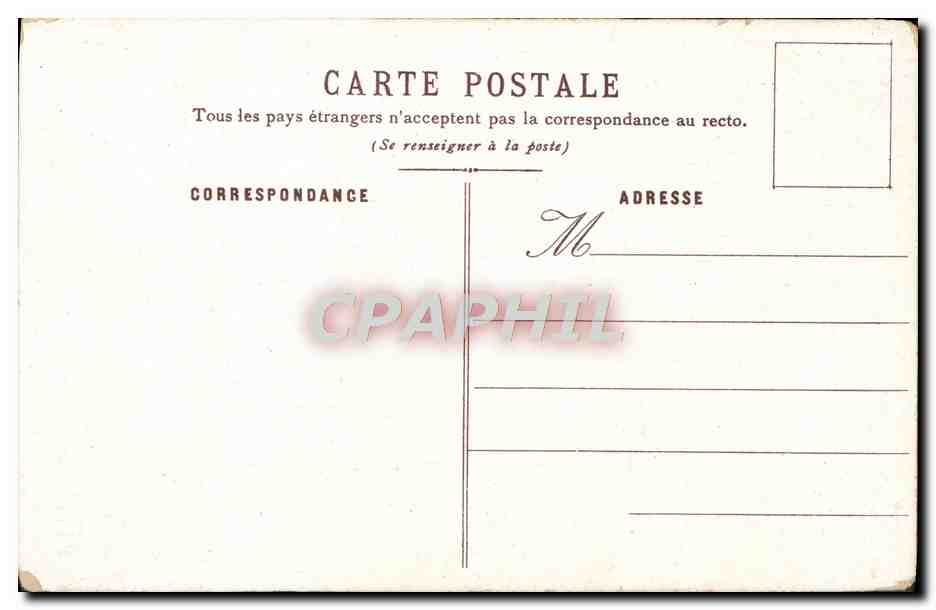 CPA Fantaisie Fleurs Anemones variees — Verso