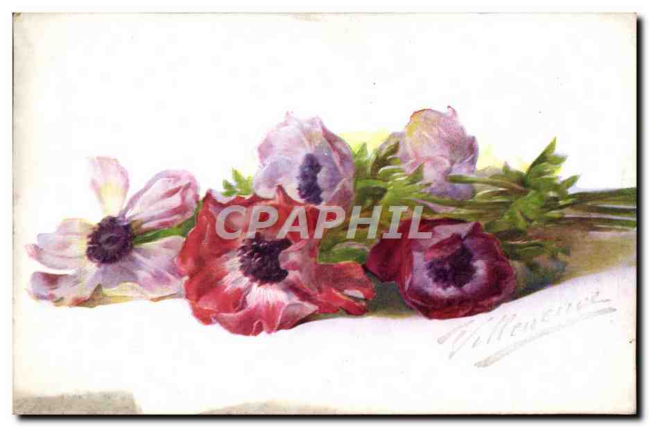 CPA Fantaisie Fleurs