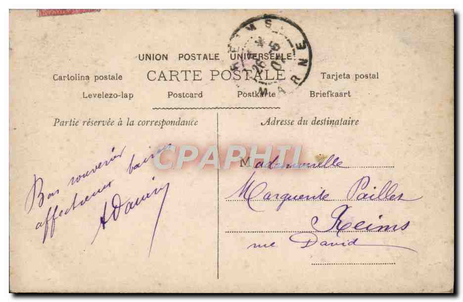 CPA Fantaisie Enfant — Verso