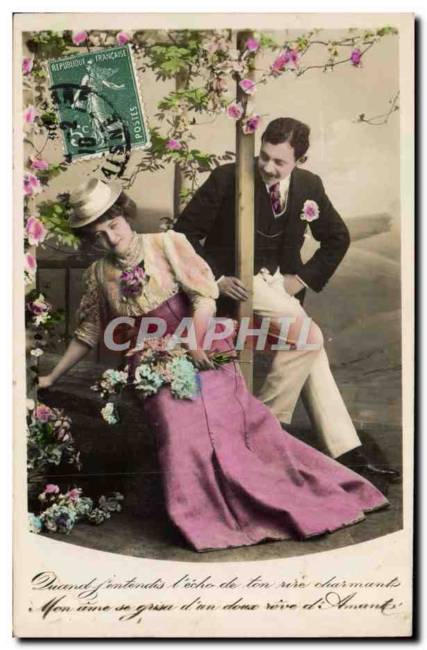 CPA Fantaisie Femme