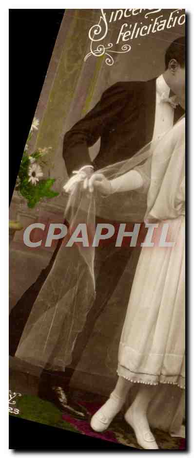CPA Fantaisie Femme Mariage 