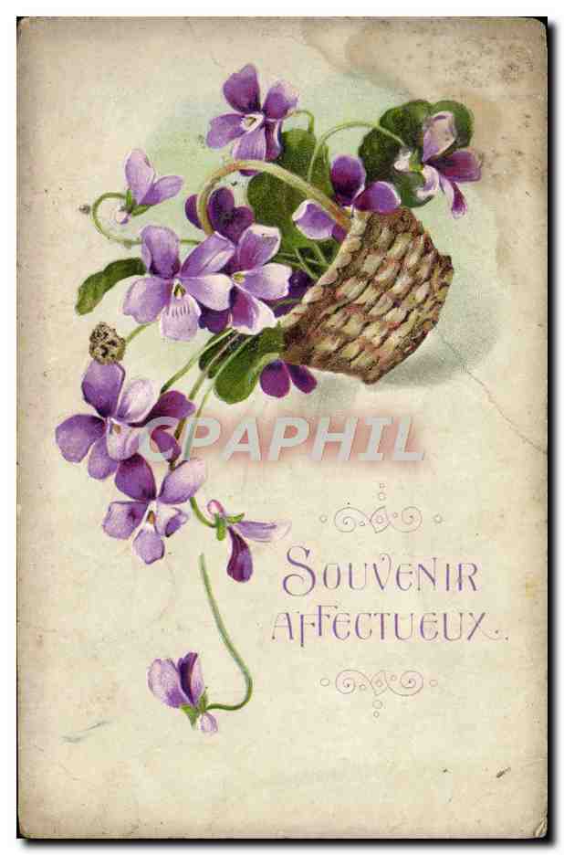 CPA Fantaisie Fleurs