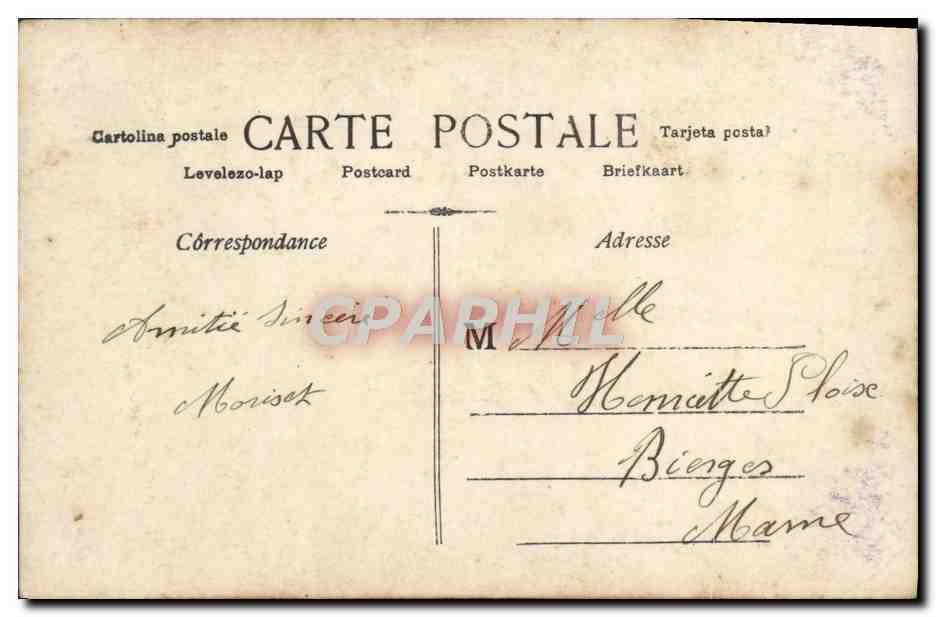 Couple enlacé — jardin fleuri — éditeur anonyme, n° 497 — Reverso