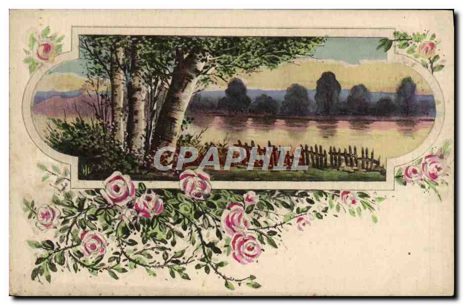 CPA Fantaisie Fleurs