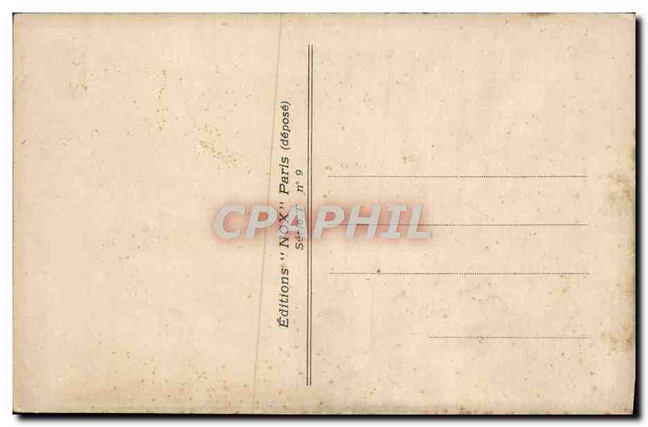 CPA Fantaisie Fleurs — Verso