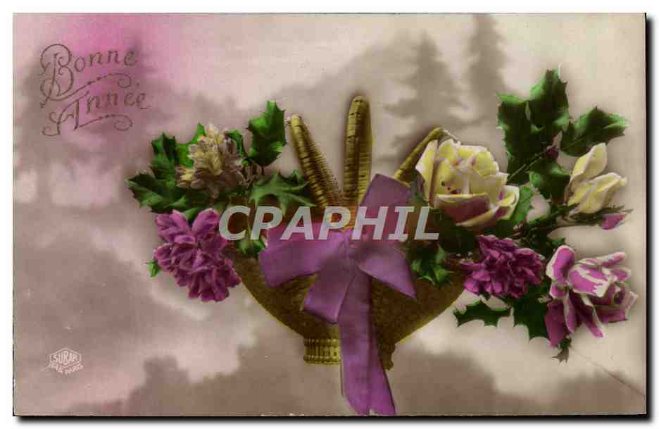 CPA Fantaisie Fleurs