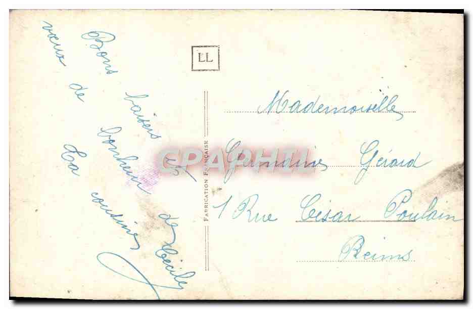 CPA Fantaisie Femme  — Verso