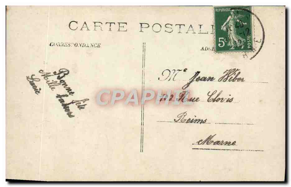 CPA Fantaisie Enfant Bebe — Rückseite
