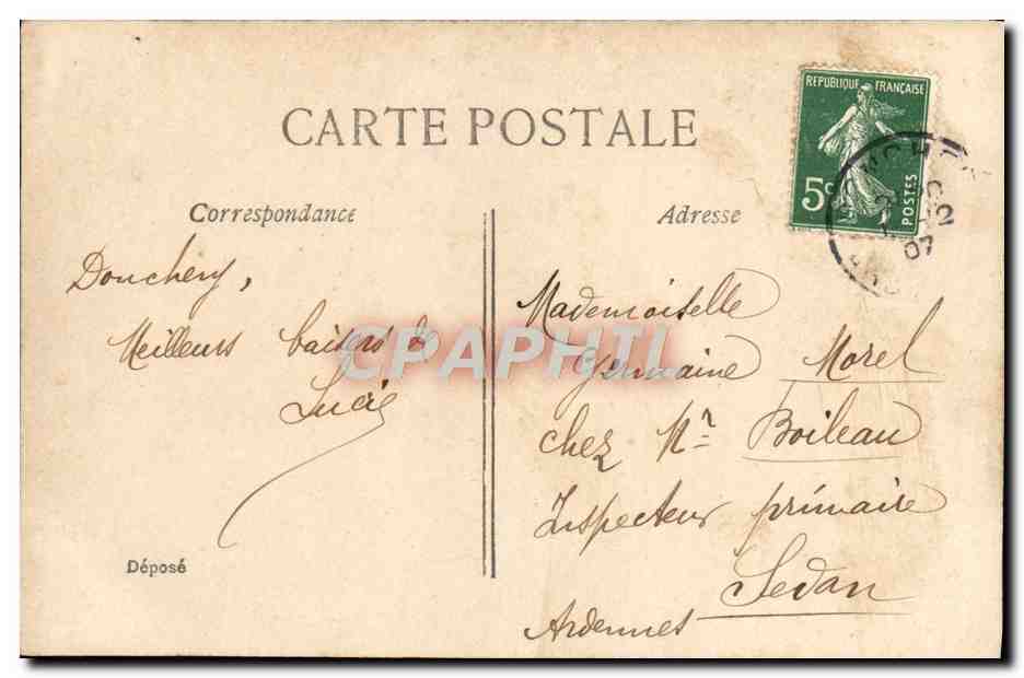 CPA Fantaisie Enfant Toupie — Rückseite