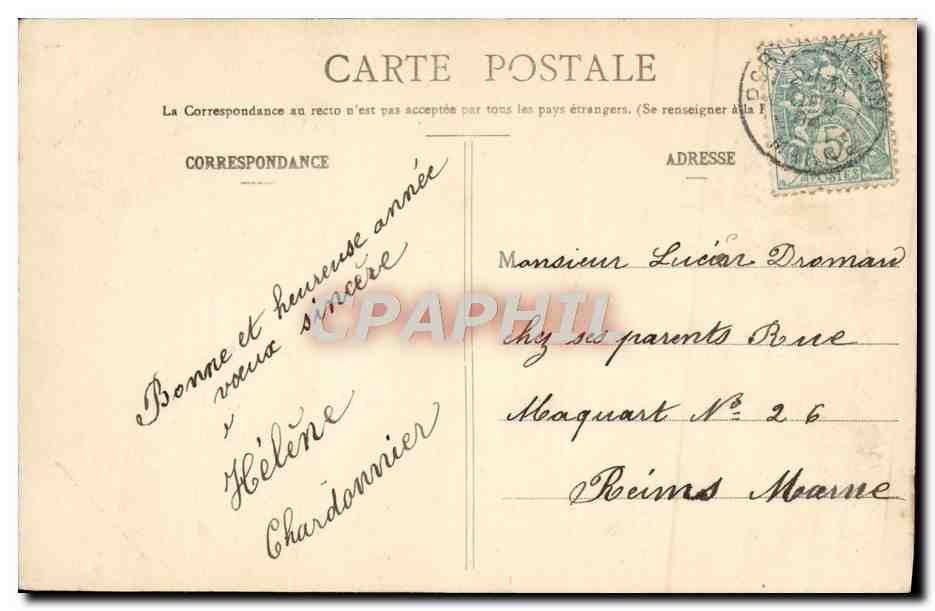 CPA Fantaisie Enfants Bouquet de fete — Rückseite