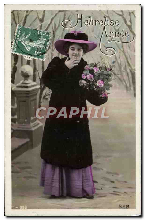 CPA Fantaisie Femme