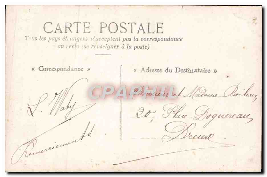 CPA Fantaisie Enfant  — Rückseite