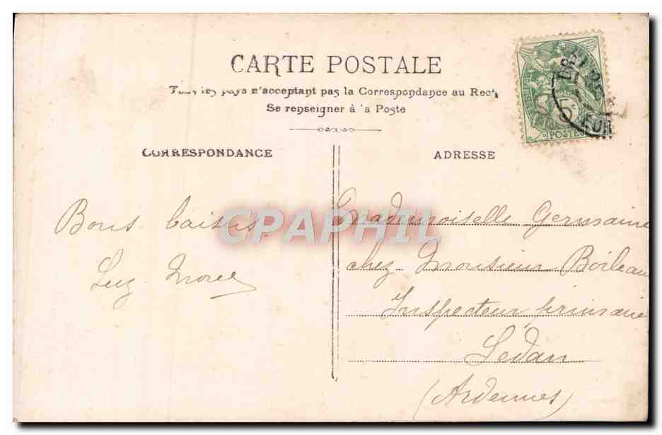 CPA Fantaisie Enfant — Rückseite